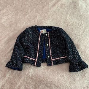 Janie and Jack girls tweed jacket